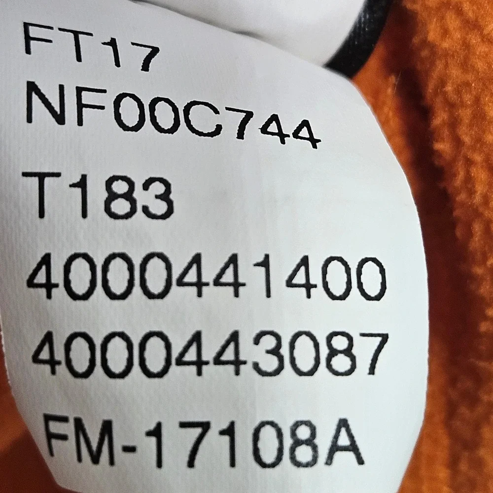 The North Face 1/4 Zip Fleece Pullover Mens XXL Orange TKA 100 NF00C744